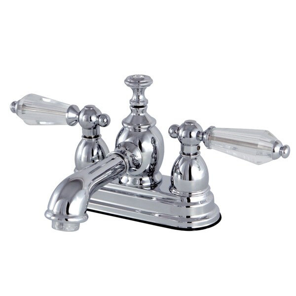 KS7001WLL 4" Centerset Bathroom Faucet, Polished Chrome